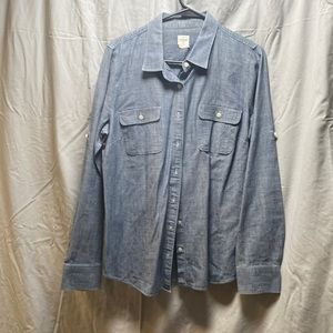 Long sleeve denim shirt